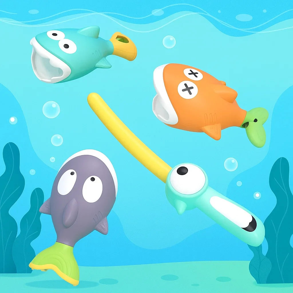 BathFishing – Interactif et amusant – Jeu de pêche magnétique