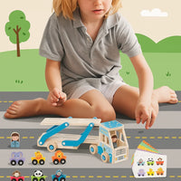 Thumbnail for CargoMatch – Créatif et éducatif – Camion en bois