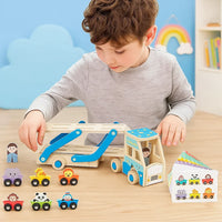 Thumbnail for CargoMatch – Créatif et éducatif – Camion en bois
