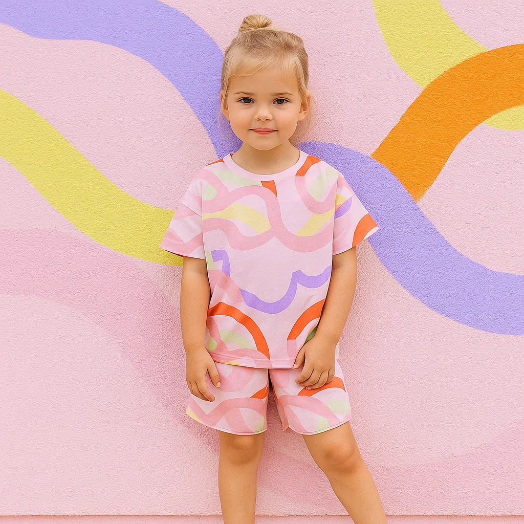 SunnyBloom – Été & Adorable – Ensemble d'été assorti