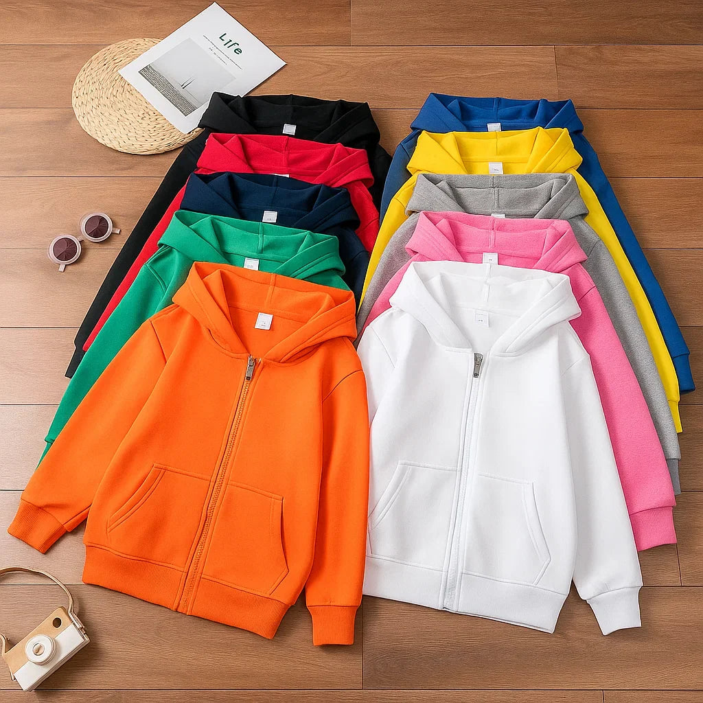 CoolKids – Robuste et chaud – Sweat à capuche zippé