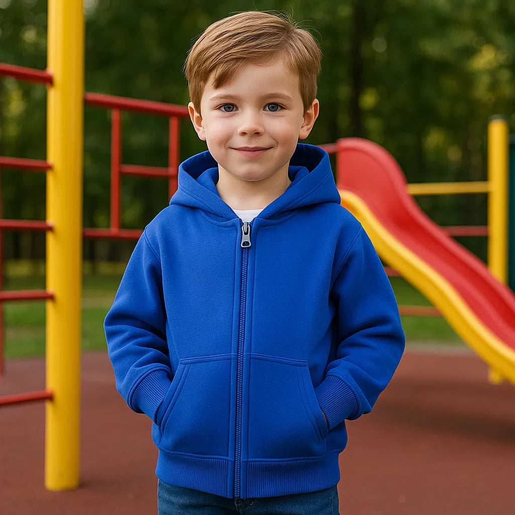 CoolKids – Robuste et chaud – Sweat à capuche zippé