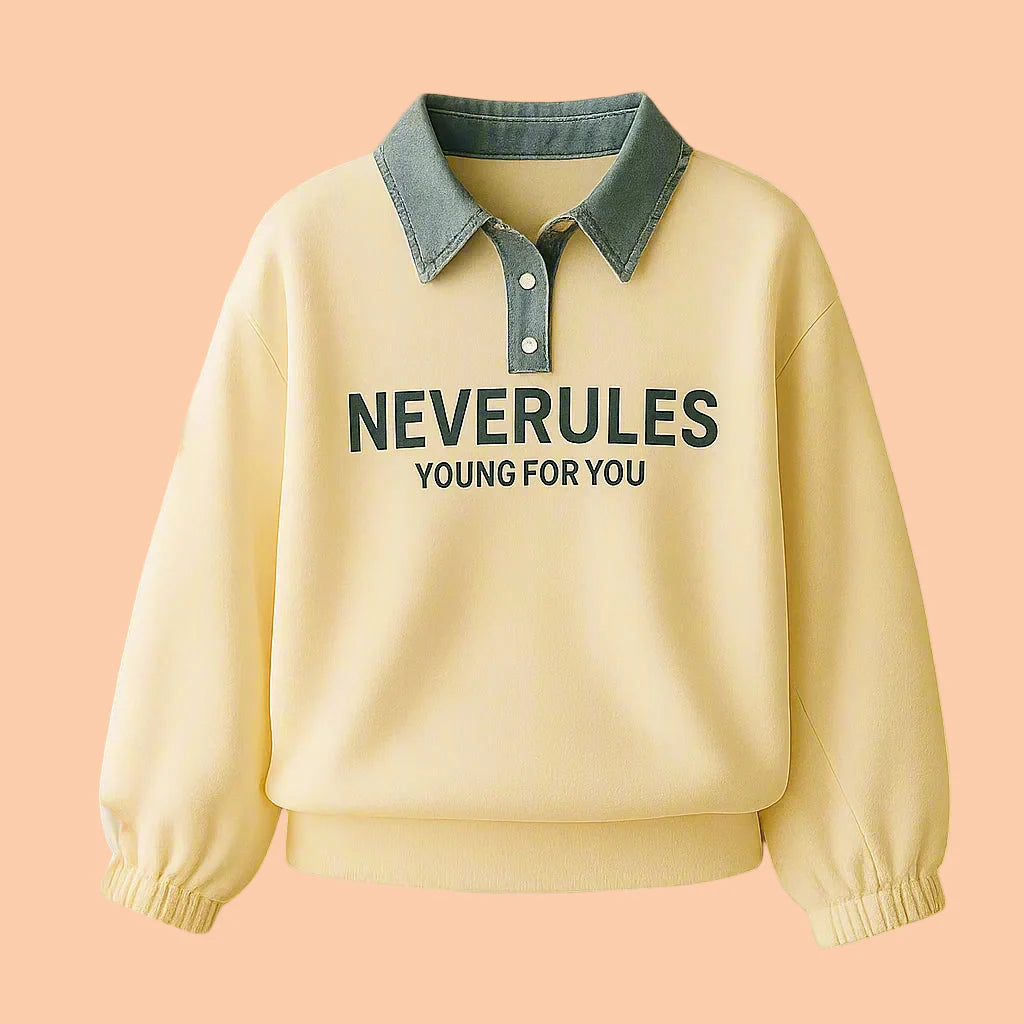 FashionKids – Élégant et ludique – Polo à col en denim