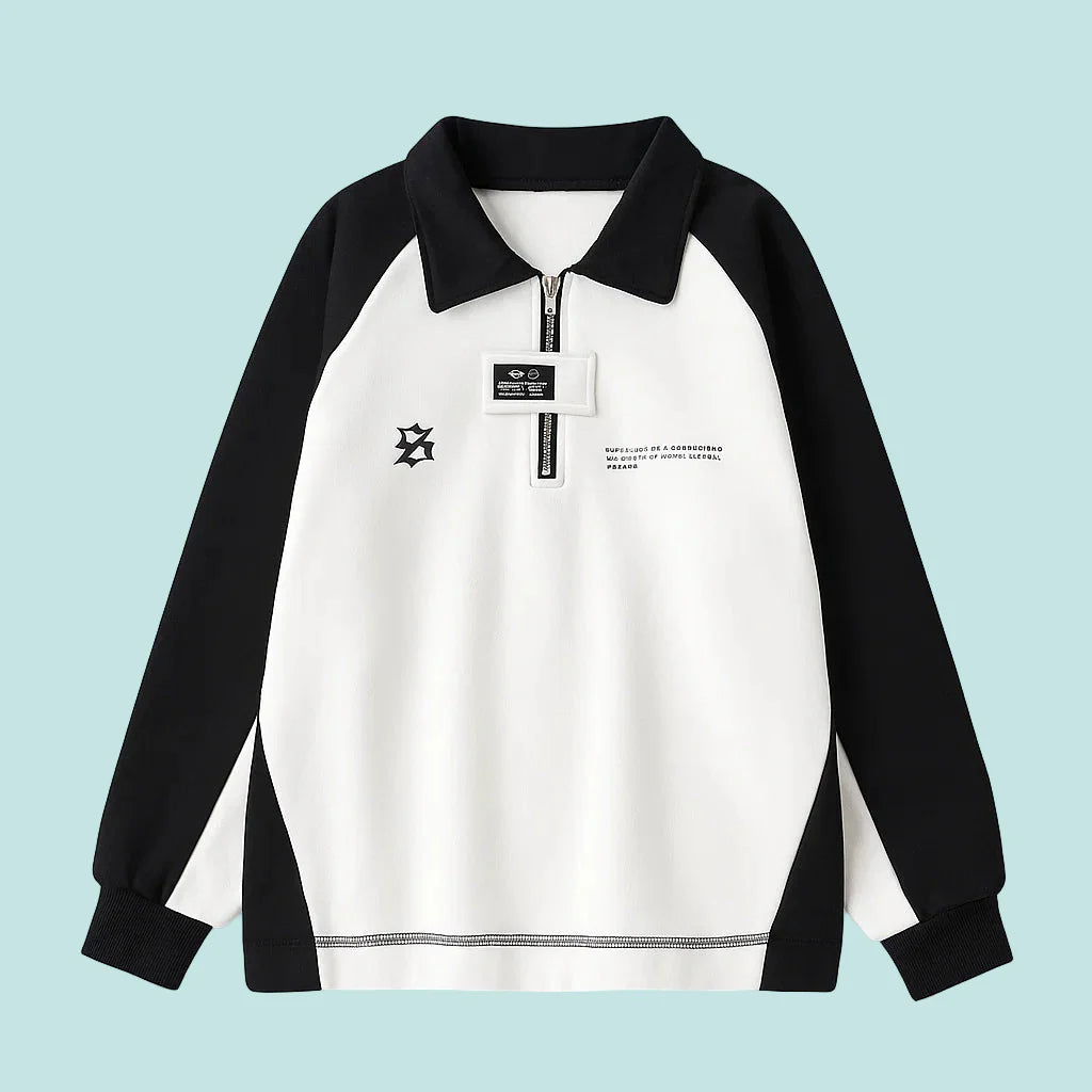 MiniFashion – Ludique et classique – Pull en coton