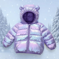 Thumbnail for CuddleCoat  – Veste matelassée épaisse avec capuche ours