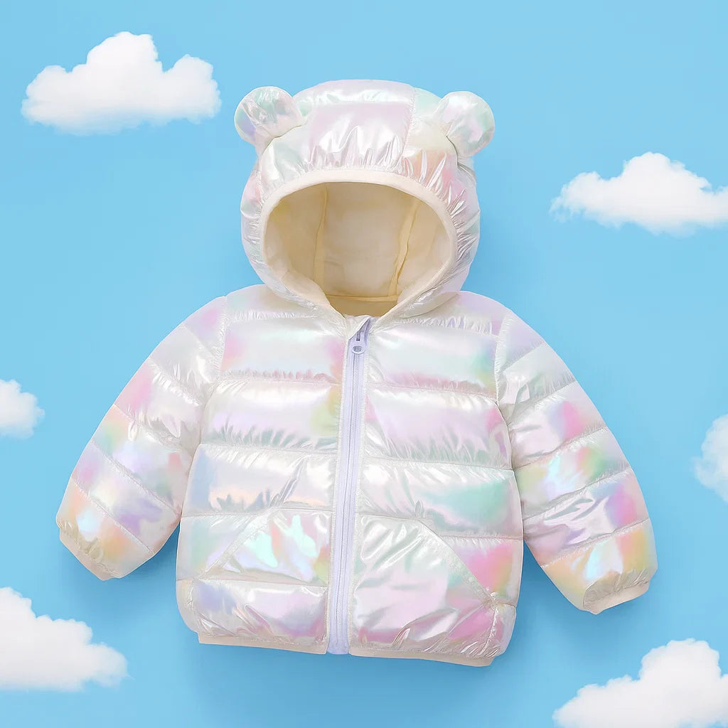 CuddleCoat  – Veste matelassée épaisse avec capuche ours