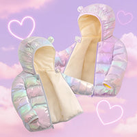 Thumbnail for CuddleCoat  – Veste matelassée épaisse avec capuche ours