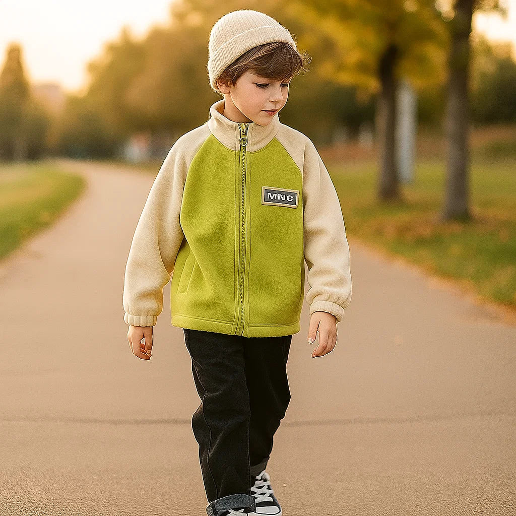 NordSoft – Confortable et isolant – Cardigan en laine d'agneau « look & feel »