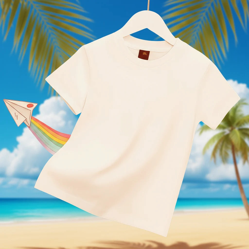 LumiWear – Frais et intemporel – T-shirt basique à manches courtes