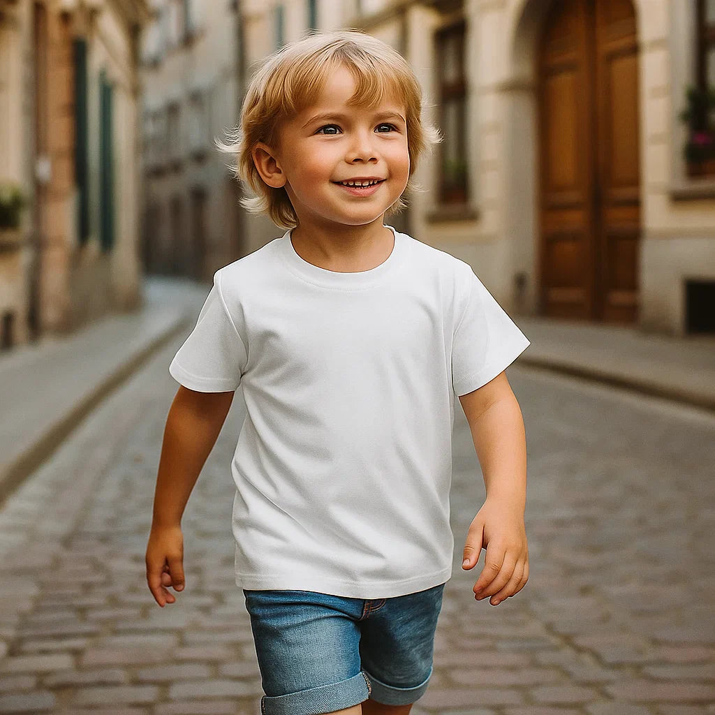 LumiWear – Frais et intemporel – T-shirt basique à manches courtes
