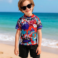 Thumbnail for SunnyGuard – Été & Protection – T-shirt de bain anti-UV à manches courtes pour enfants