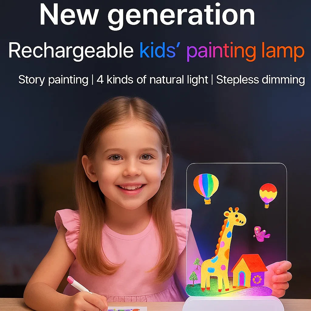 DrawingLight - Fantaisies lumineuses - Tableau à dessin avec LED