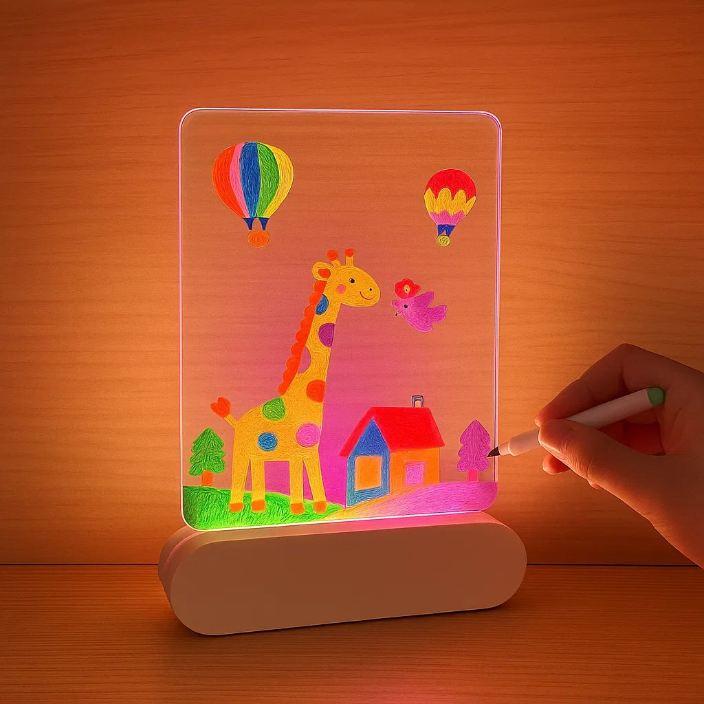 DrawingLight - Fantaisies lumineuses - Tableau à dessin avec LED