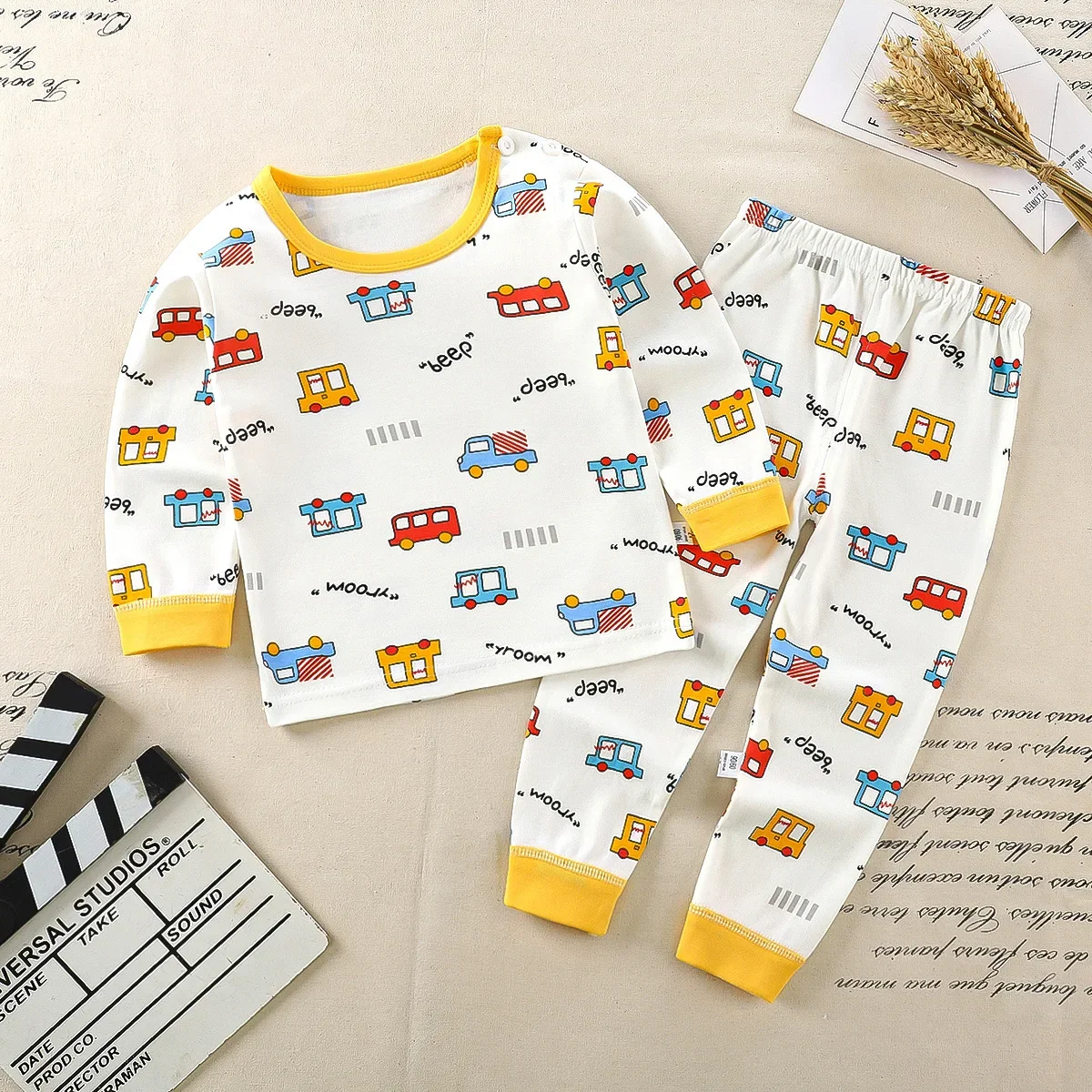 SleepBuddy – Doux et confortable – Ensemble de pyjama à manches longues pour enfants