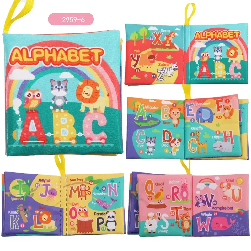 Rattle Book™ - Son et mouvement - Livret de tissus