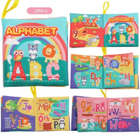 Thumbnail for Rattle Book™ - Son et mouvement - Livret de tissus