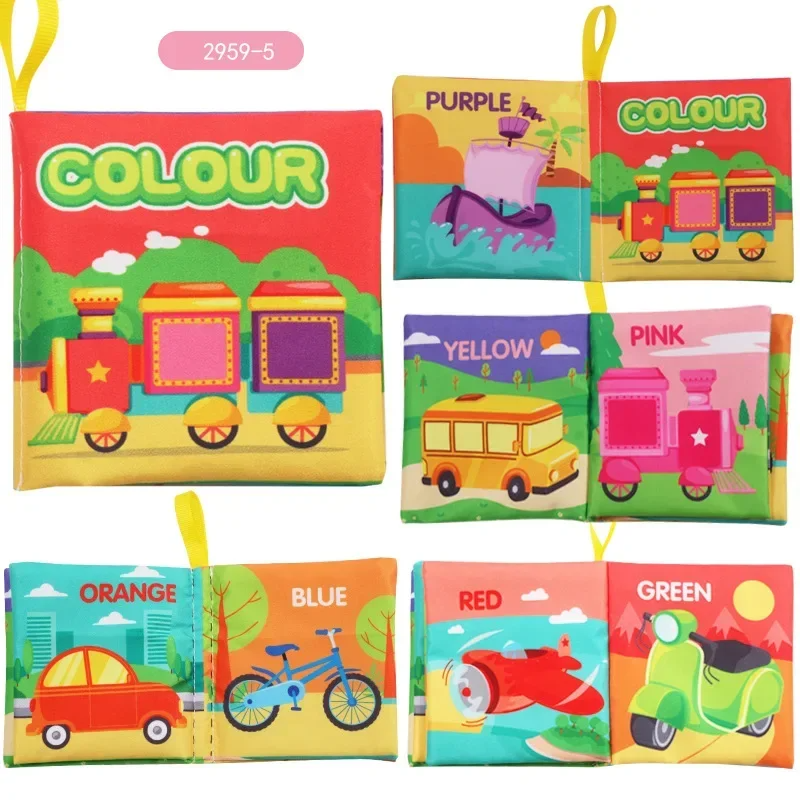 Rattle Book™ - Son et mouvement - Livret de tissus