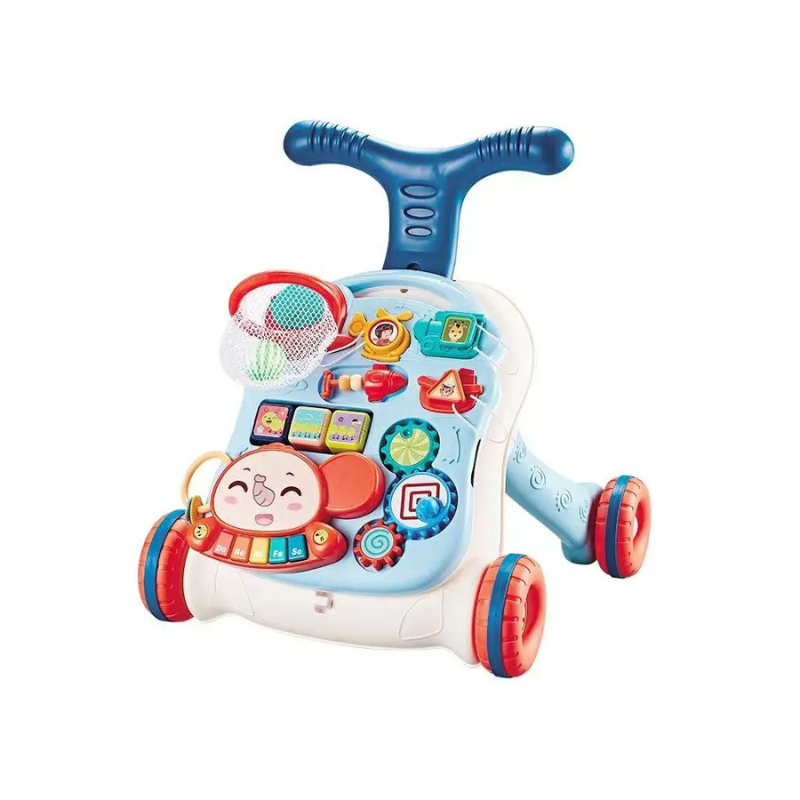 Baby Walker – Sûr et interactif - Centre de jeux et d'entraînement à la marche 3 en 1 pour bébé