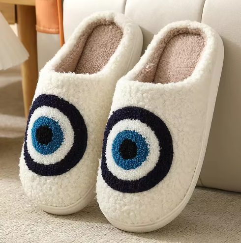 Northern Lights Kids - Chaud et festif - Chaussons de Noël en peluche à motifs