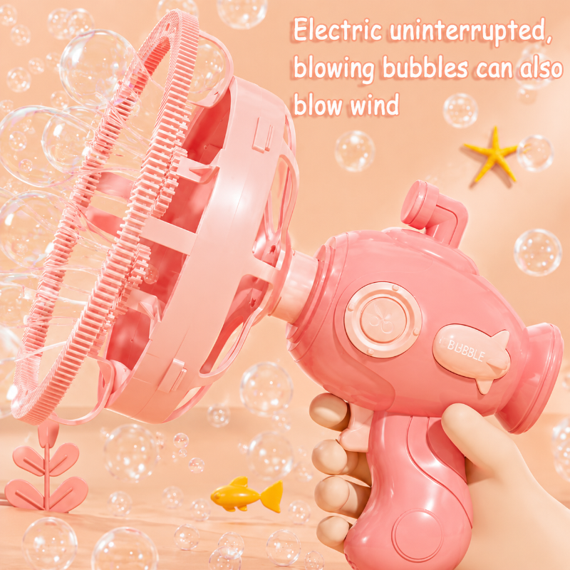 HappyBubbles – Ludique et sûr – Pistolet à bulles pour enfants