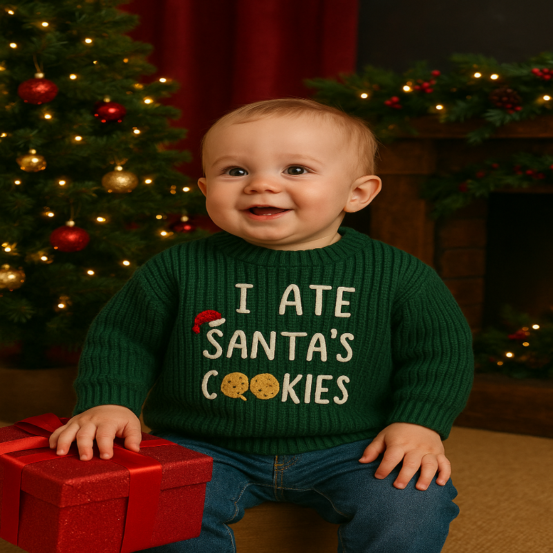 JoyKnit – Confortable et chaleureux - Pull de Noël avec inscription