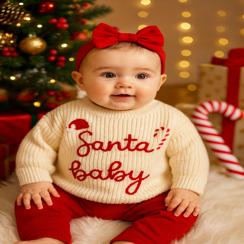 JoyKnit – Confortable et chaleureux - Pull de Noël avec inscription