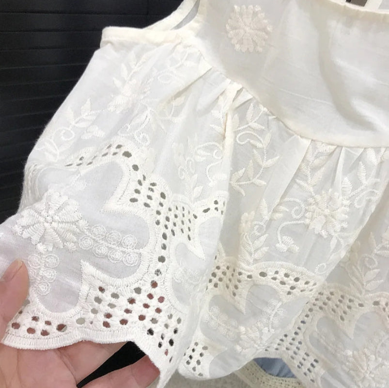 Sleeveless Tops & Pants – Douceur et élégance – Ensemble d'été pour enfants
