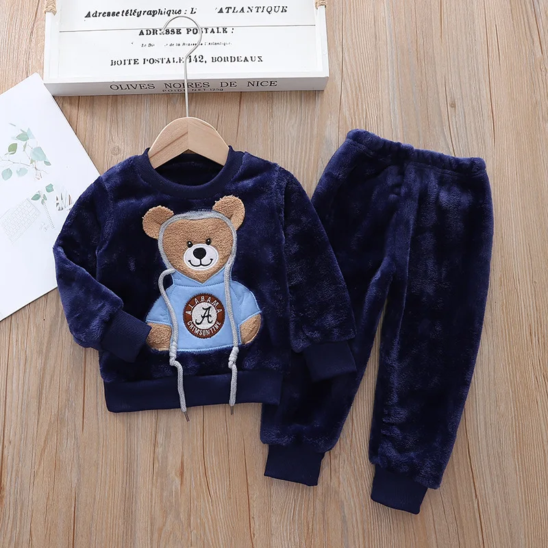 CozyBear – Chaud et doux – Survêtement pour enfant avec motif d'ours