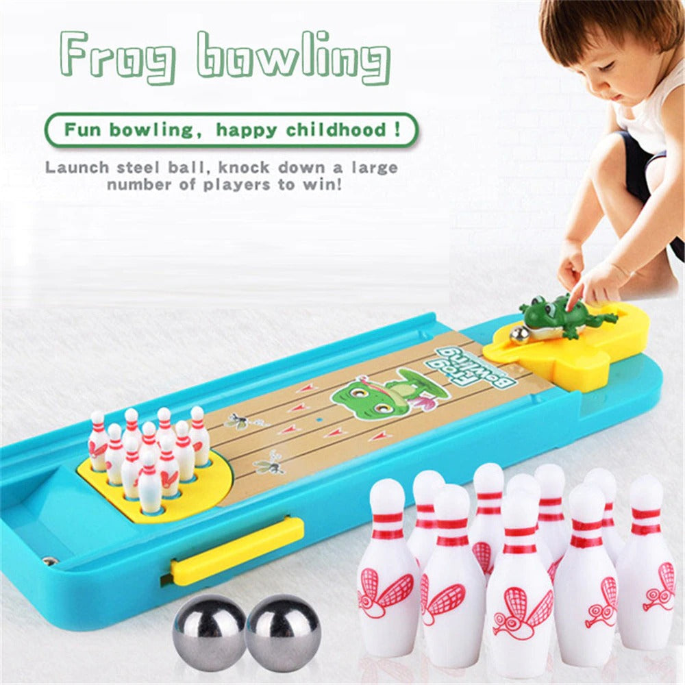 Frog Bowling™ - Développer les habiletés motrices - Petit jeu de quilles