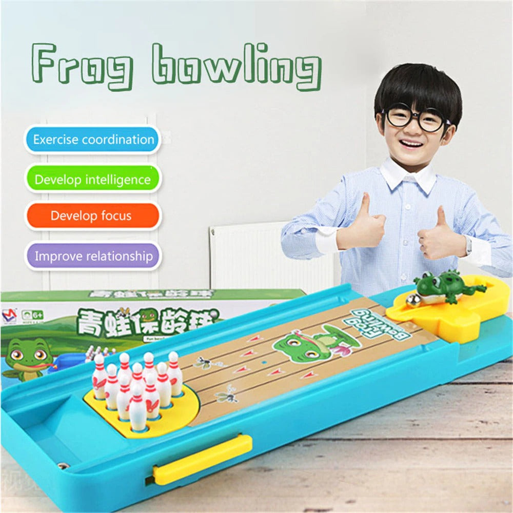 Frog Bowling™ - Développer les habiletés motrices - Petit jeu de quilles