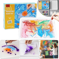 Thumbnail for Water Marbling Paint Set™ – Création des œuvres d'art uniques - kit de peinture sur l'eau