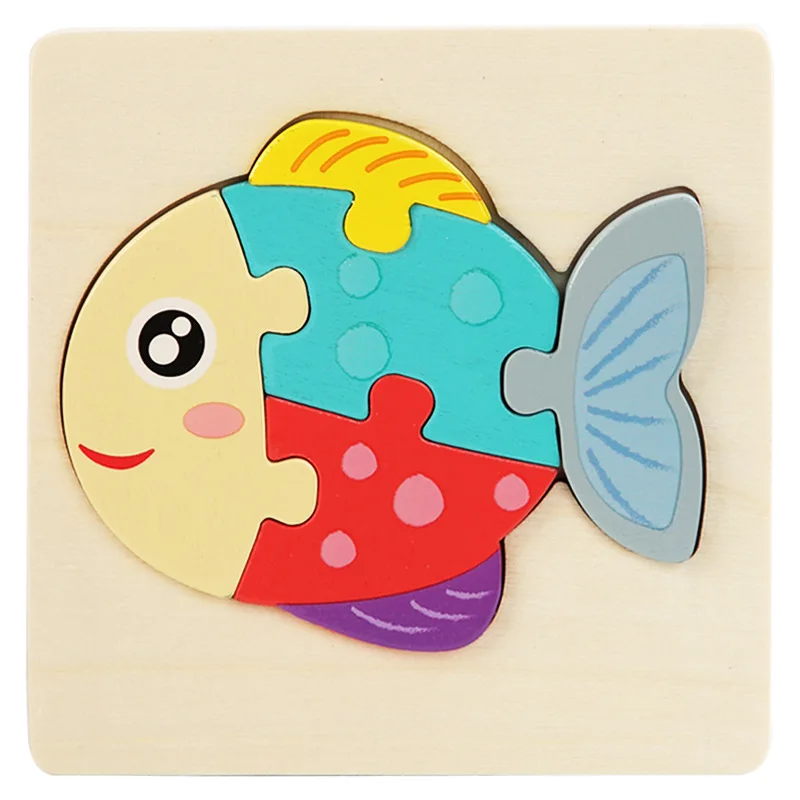 3D Wooden Puzzle™ - Jouer à l'aventure avec les animaux - Puzzle