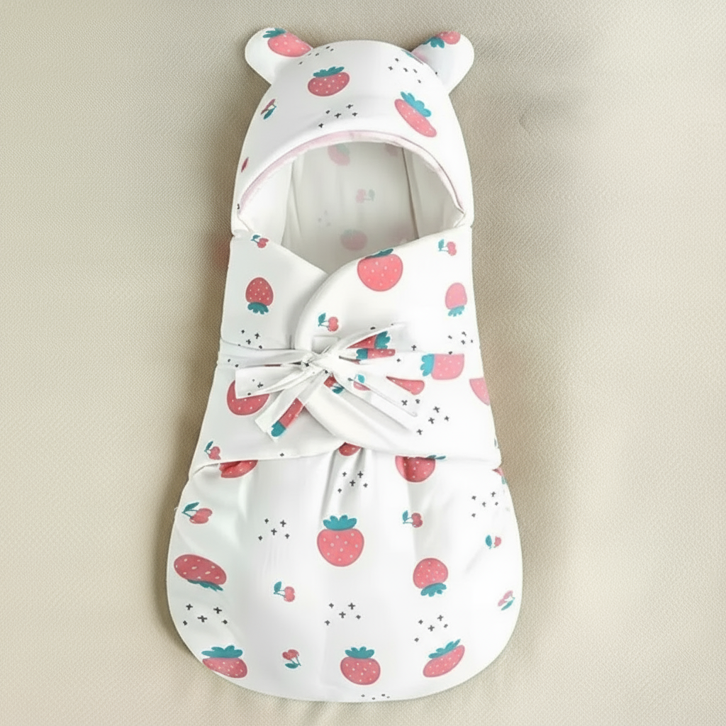 SnuggleBear – Confort et commodité – Couverture en coton pour emmailloter bébé