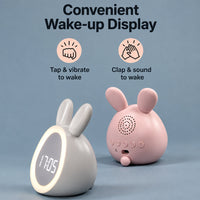 Thumbnail for BunnyGlow – Mignon et pratique – Réveil numérique pour enfants avec veilleuse