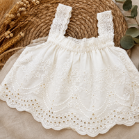 Thumbnail for TinyLuxe – Ensemble d'été composé d'un haut en dentelle et d'un pantalon à jambes larges