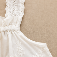 Thumbnail for TinyLuxe – Ensemble d'été composé d'un haut en dentelle et d'un pantalon à jambes larges