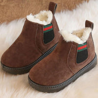 Thumbnail for SnowySteps – Chaudes et douillettes – Bottines d'hiver pour bébé avec doublure en peluche