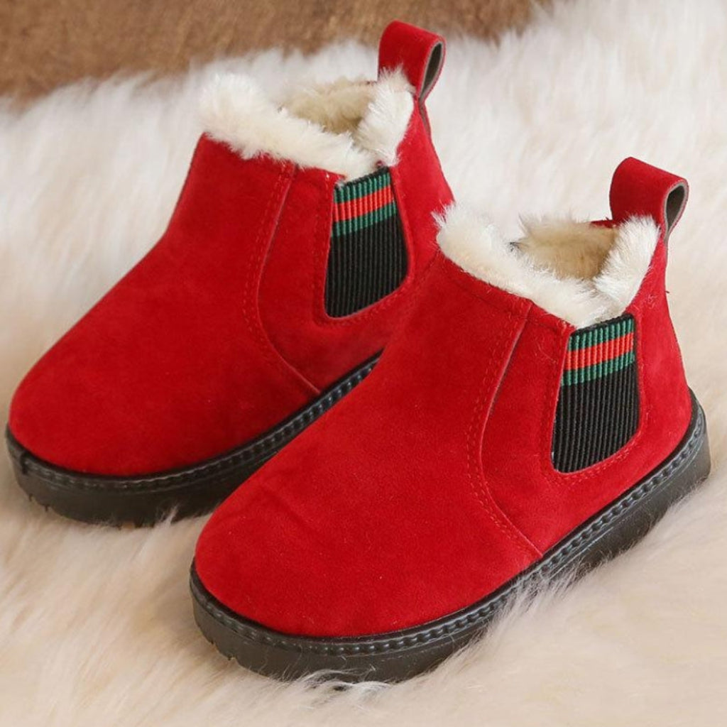 SnowySteps – Chaudes et douillettes – Bottines d'hiver pour bébé avec doublure en peluche