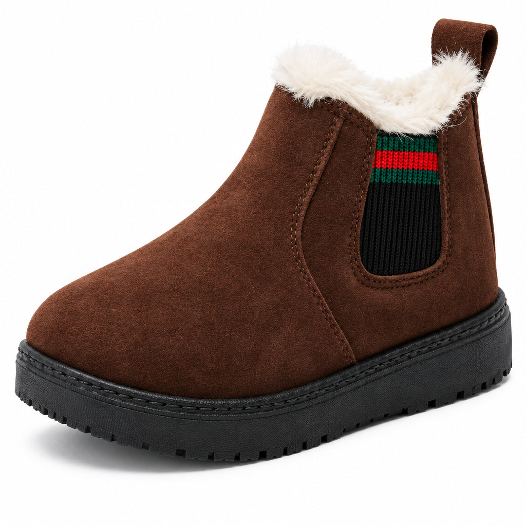 SnowySteps – Chaudes et douillettes – Bottines d'hiver pour bébé avec doublure en peluche