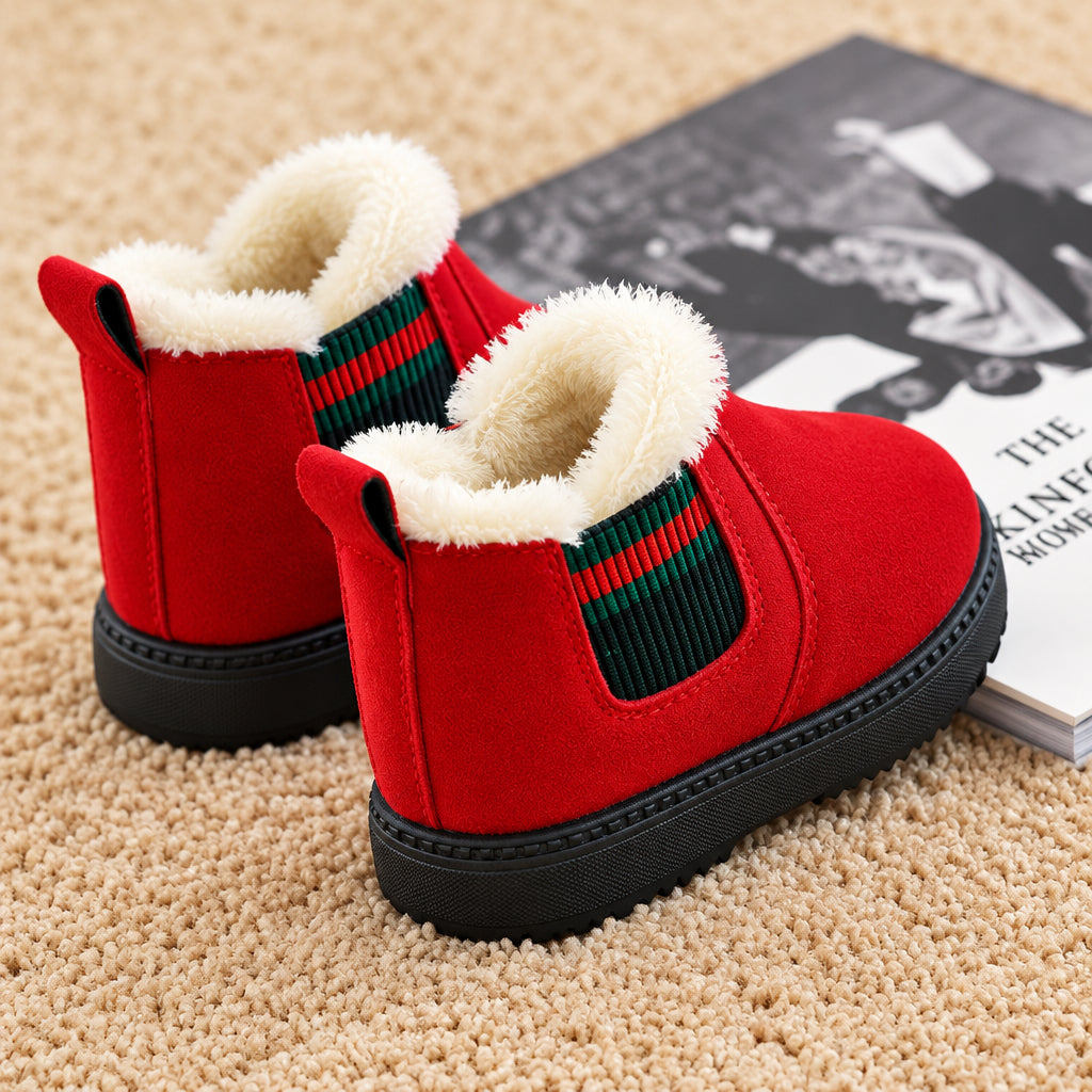 SnowySteps – Chaudes et douillettes – Bottines d'hiver pour bébé avec doublure en peluche