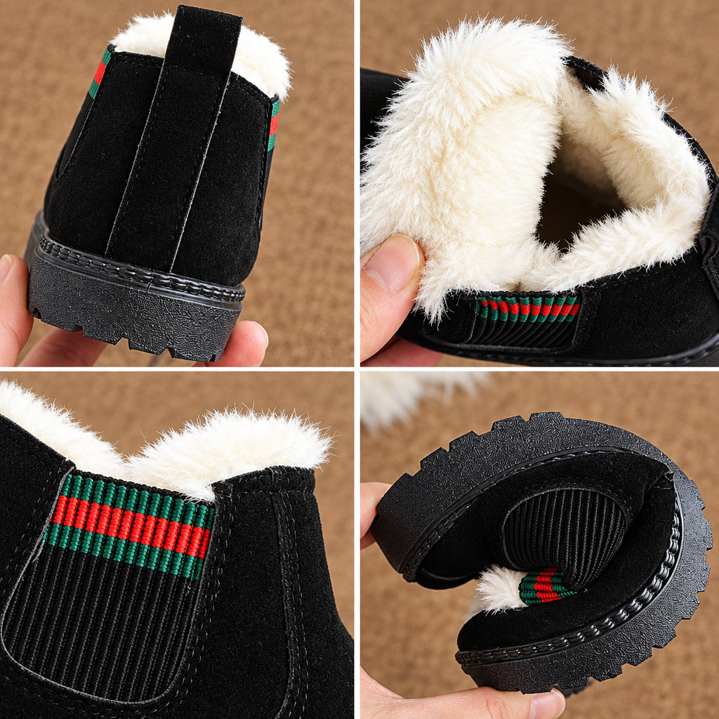 SnowySteps – Chaudes et douillettes – Bottines d'hiver pour bébé avec doublure en peluche