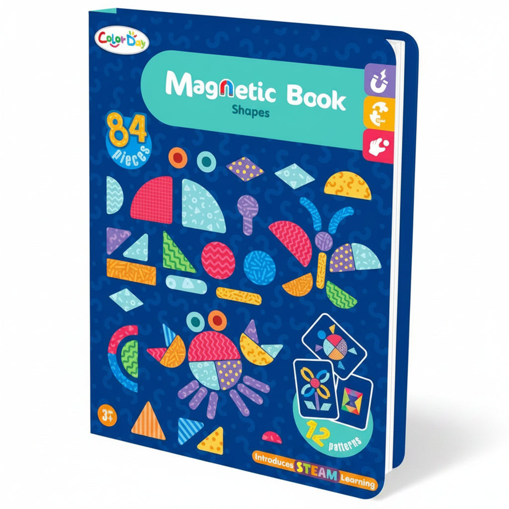 MagniPlay – Éducatif et créatif – Livre de puzzles magnétiques
