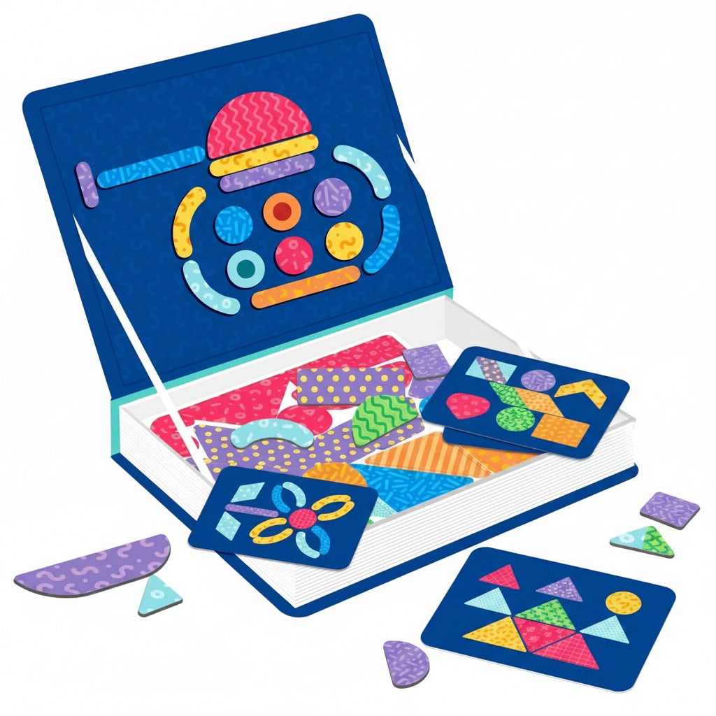 MagniPlay – Éducatif et créatif – Livre de puzzles magnétiques