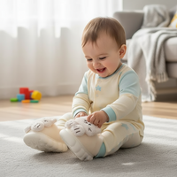 Thumbnail for SnuggleKitty – Chaleur et sécurité – Chaussons pour enfants en forme de chat