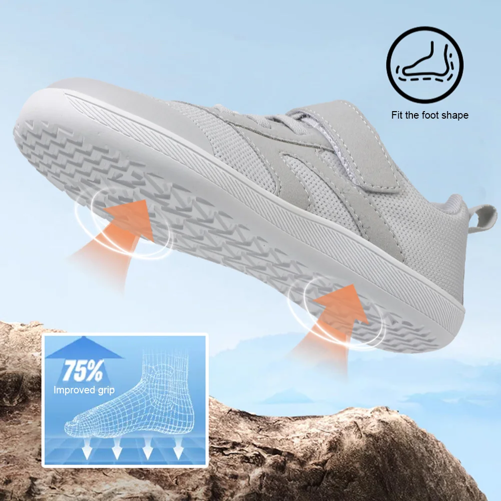 RunCoast – Fraîcheur et souplesse – Chaussures antidérapantes Barefoot pour enfants