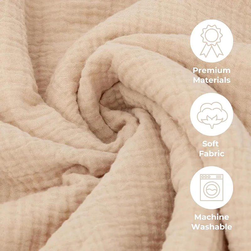 SnuggleBear – Couverture bébé épaisse et douce Premium