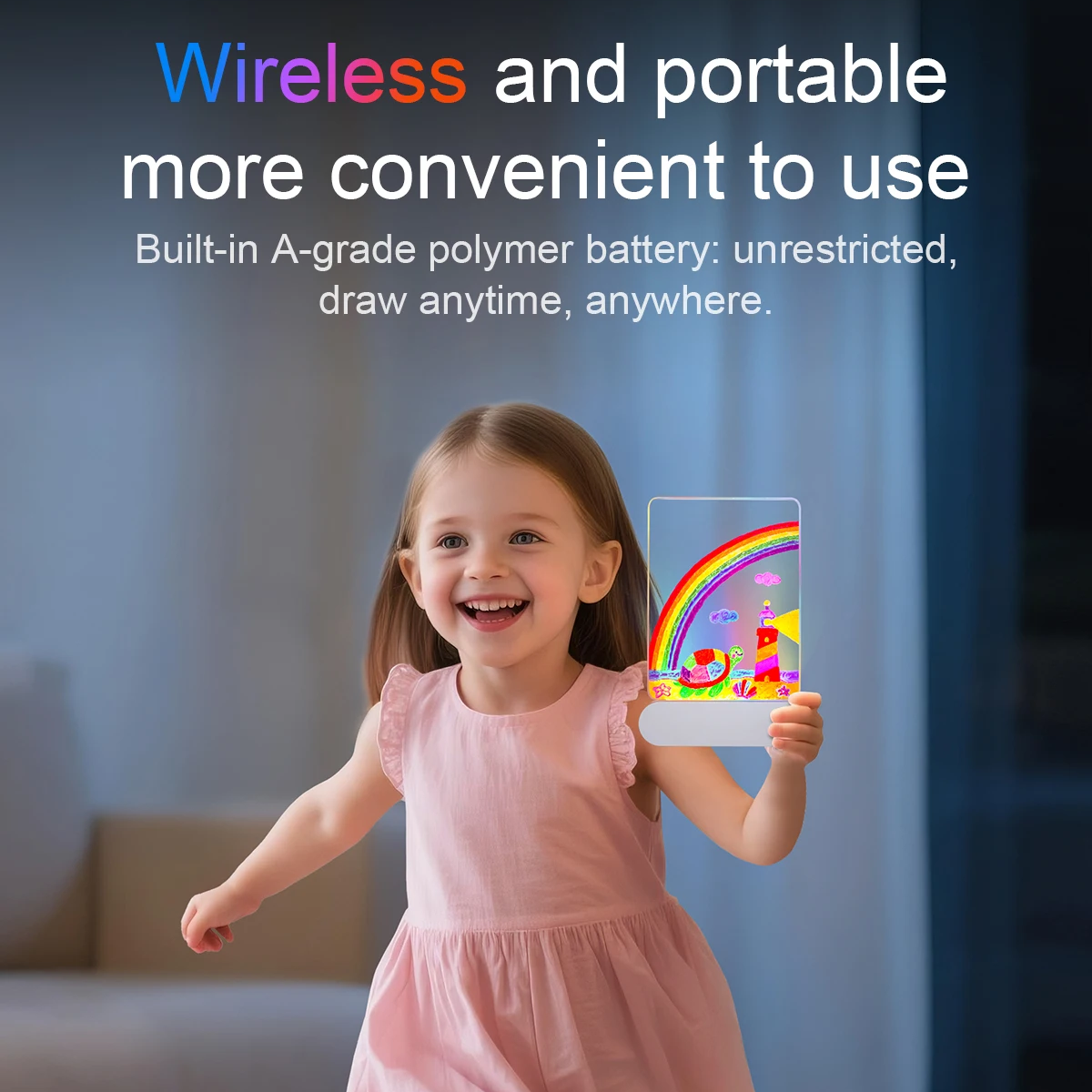 DrawingLight - Fantaisies lumineuses - Tableau à dessin avec LED