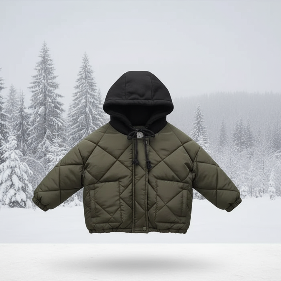 CozyShield – Chaud et robuste – Veste à capuche matelassée