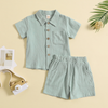 Mini Fashion - Ensemble d'été en coton et lin Garçons