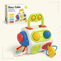 Thumbnail for BusyCube – Intelligent et ludique – Cube Montessori Fidget 10 en 1
